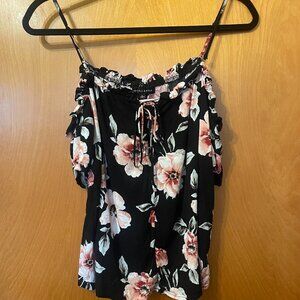 Kendall & Kylie Off-Shoulder Floral Spring Top